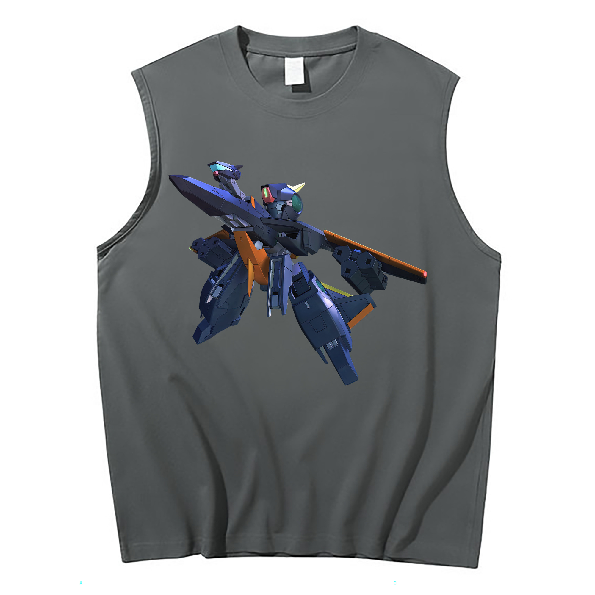 （画像用） 機動戦士ガンダム Mobile Suit Gundam コットン100％タンクトップ（フロントプリント）